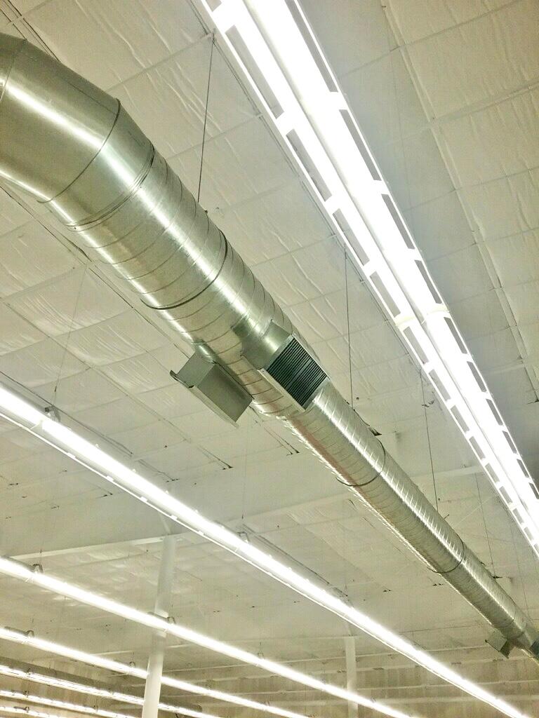 Sheet-metal duct work